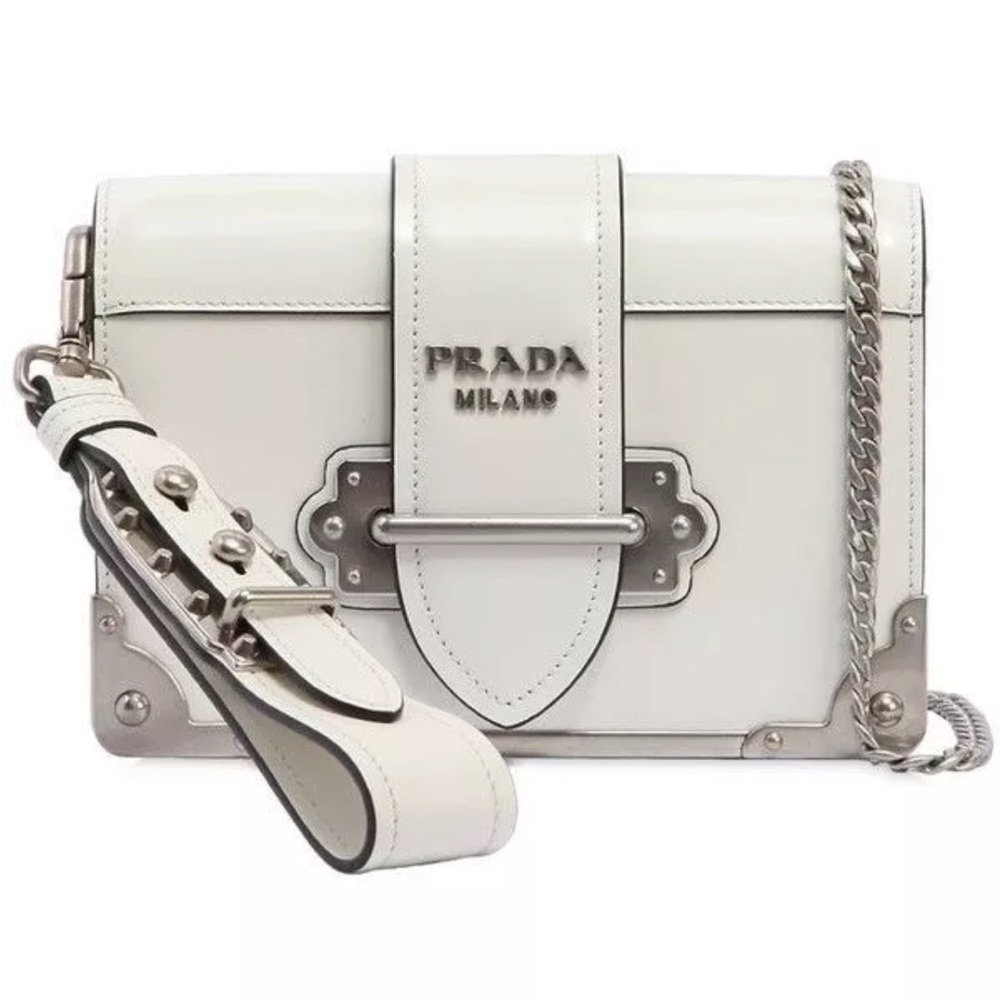 Beautiful Prada Cahier leather bag